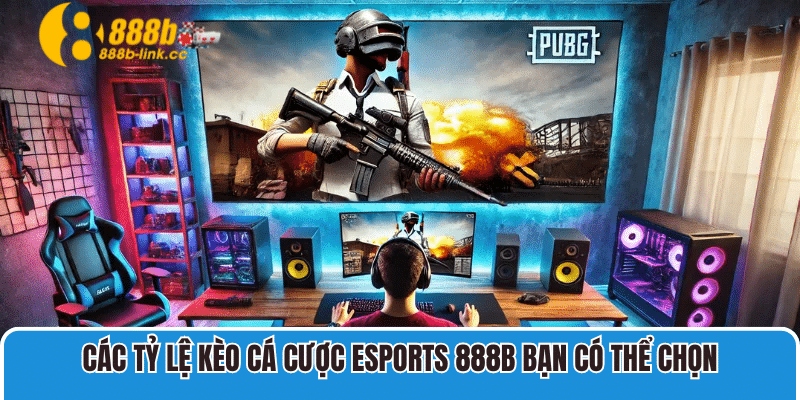 Các tỷ lệ kèo cá cược Esports 888B bạn có thể chọn