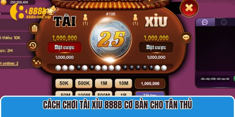 Cách Chơi Tài Xỉu 888B Toàn Tập Dành Cho Tân Binh Cách chơi Tài Xỉu 888B cơ bản cho tân thủ